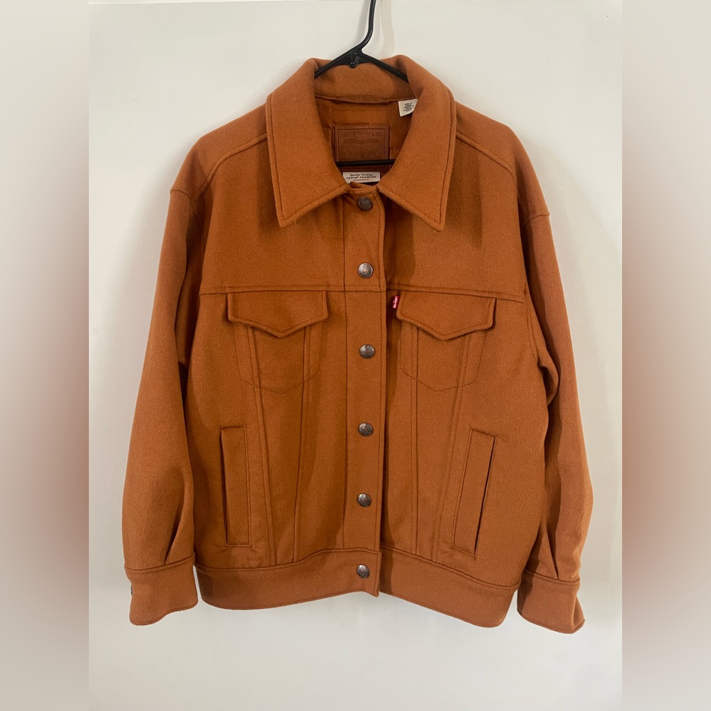 Levi’s Orange Shacket
